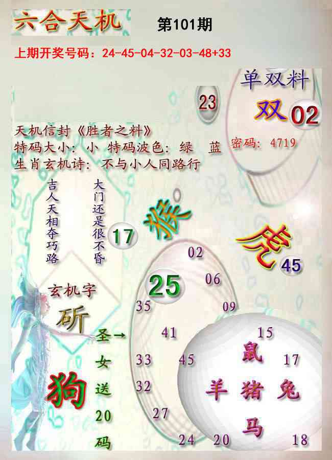 101期天机报[图]