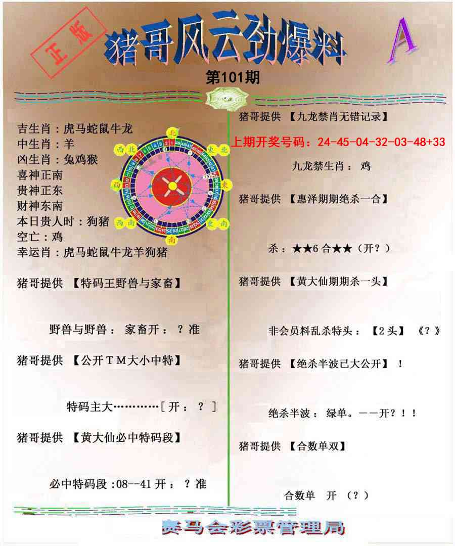 101期猪哥风云劲爆料A[图]